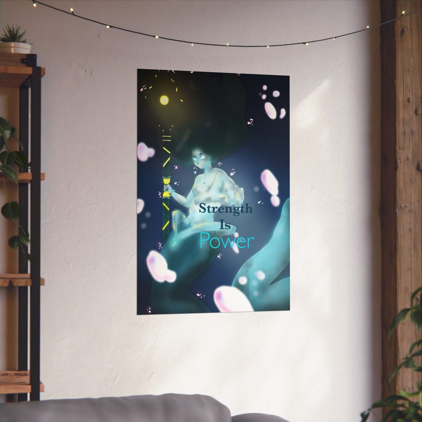 Mermaid Strength is Power Poster