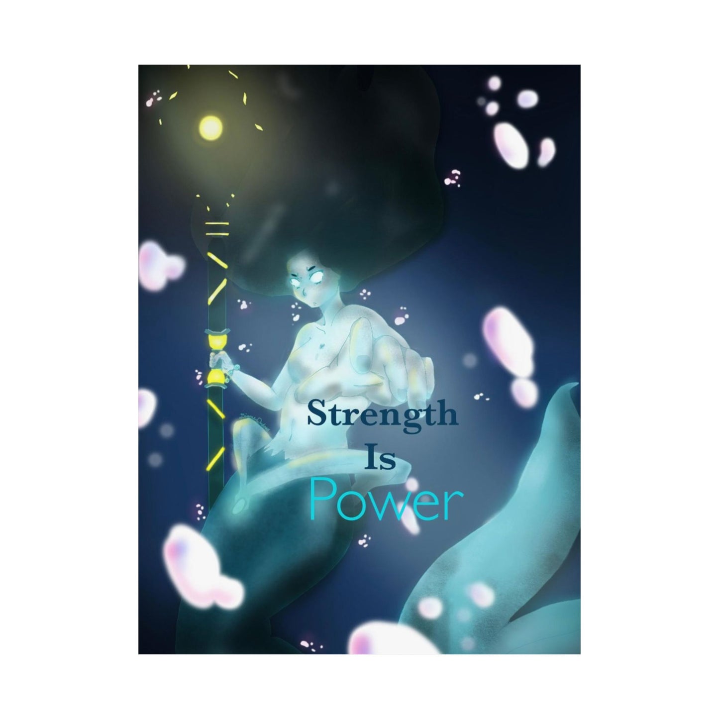 Mermaid Strength is Power Poster