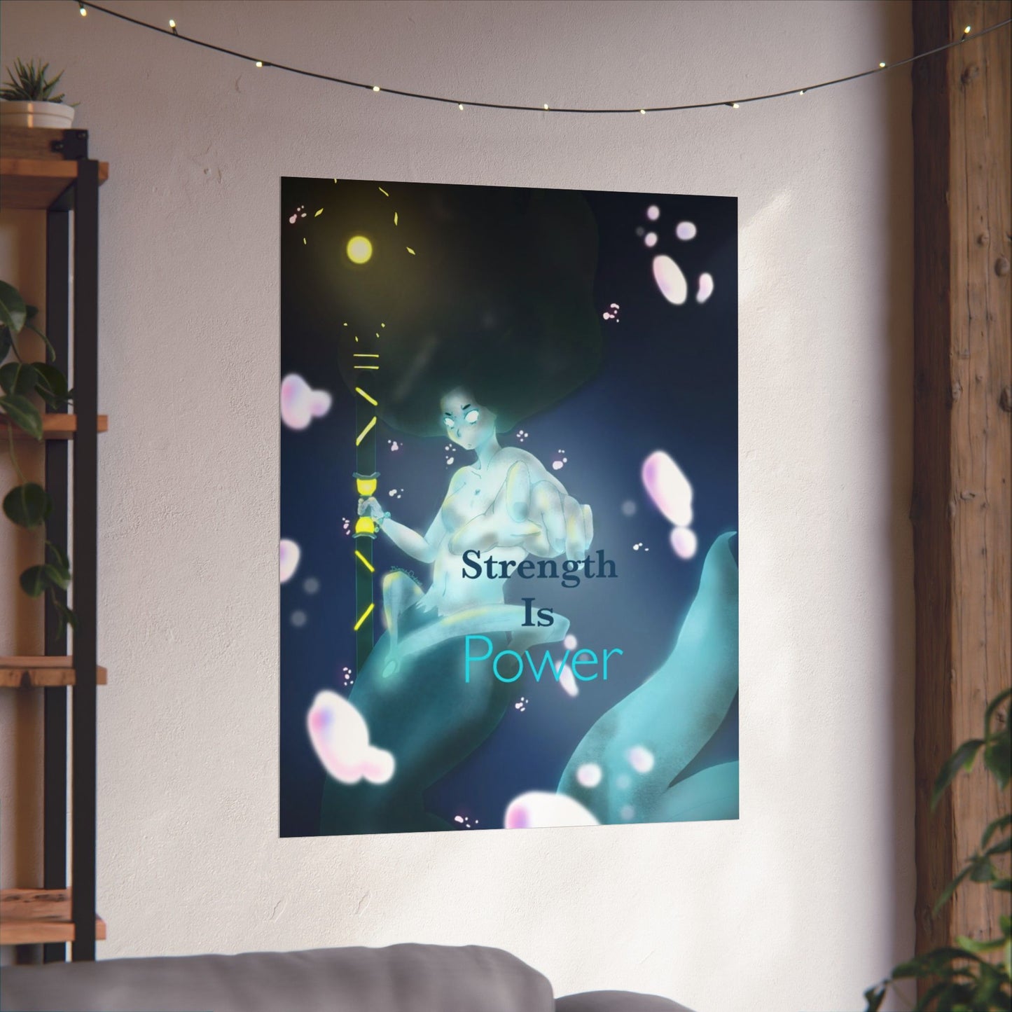 Mermaid Strength is Power Poster