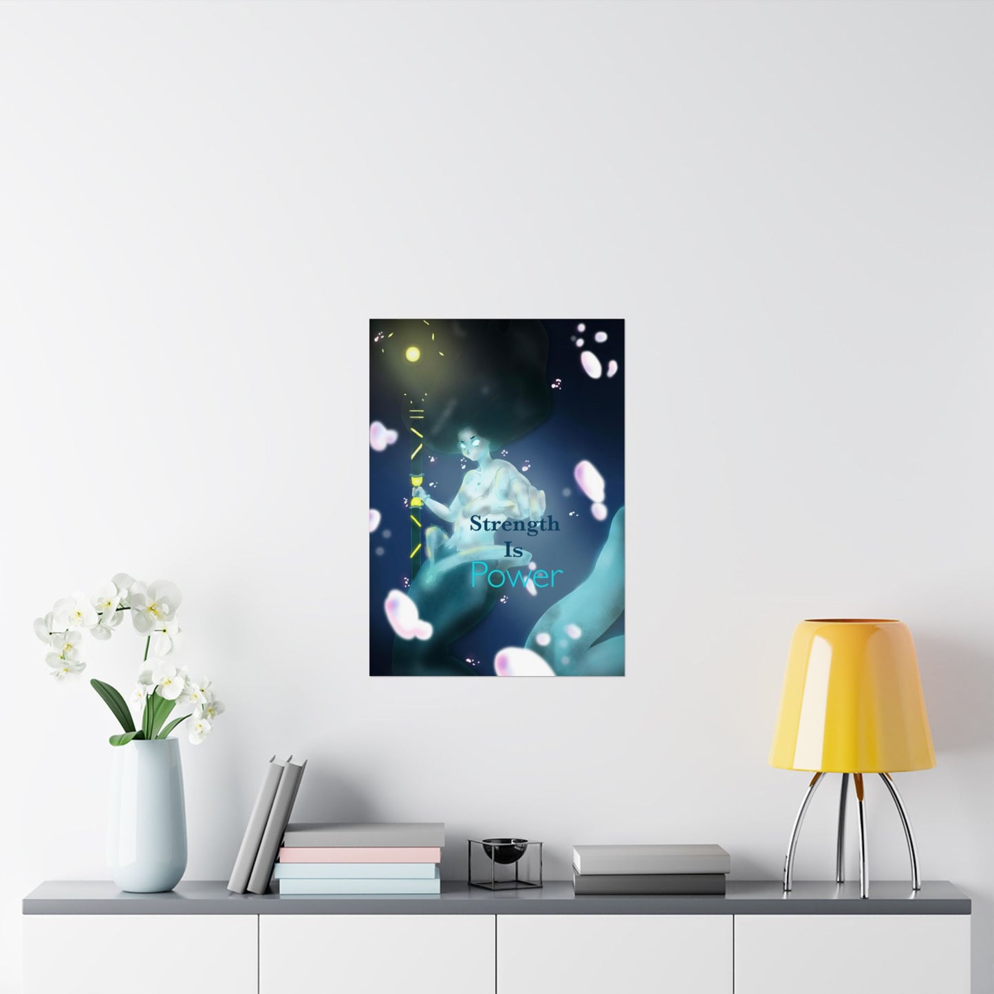 Mermaid Strength is Power Poster