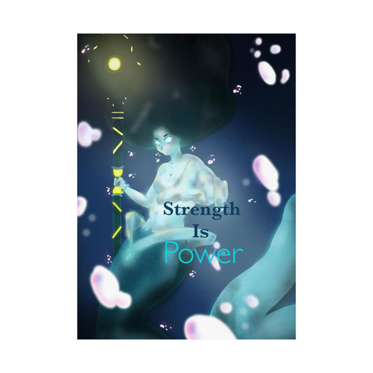 Mermaid Strength is Power Poster